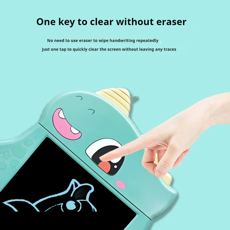 漫画ユニコーン液晶ライティングタブレット描画ボード子供落書きスケッチパッドおもちゃ手書き黒板マジック描画ボード