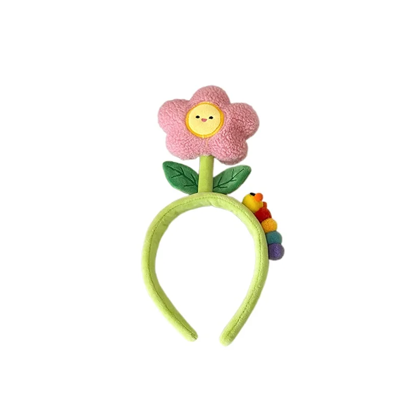 แถบคาดศีรษะสําหรับผู้หญิงแถบคาดศีรษะนุ่มน่ารัก 3D ดอกไม้ผมสําหรับผลิตภัณฑ์บํารุงผิว,กําจัดแต่งหน้า,อาบน้ํา