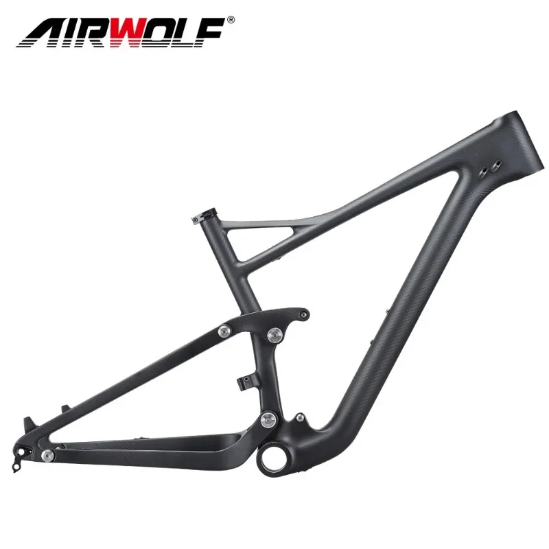 

Airwolf 29ER 15 17 19Inch Full Suspension MTB Carbon Bike Frame Thru Axle Boost 148*12MM PF30 Mountain Frame for Hill Bike Frame