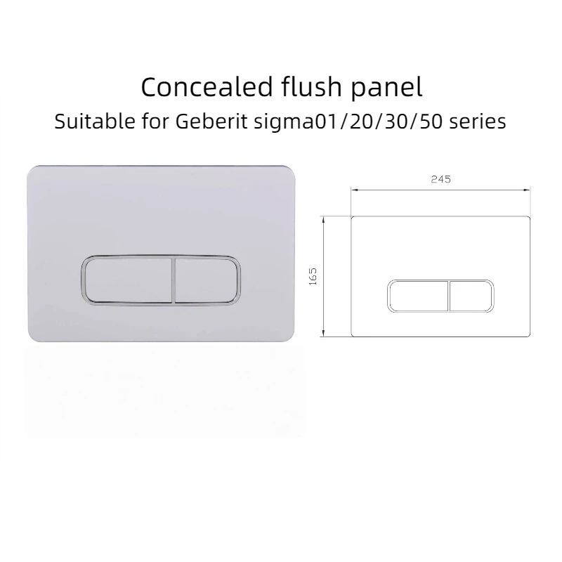

Панель скрытого смыва Geberit Sigma Series с кнопкой для унитаза