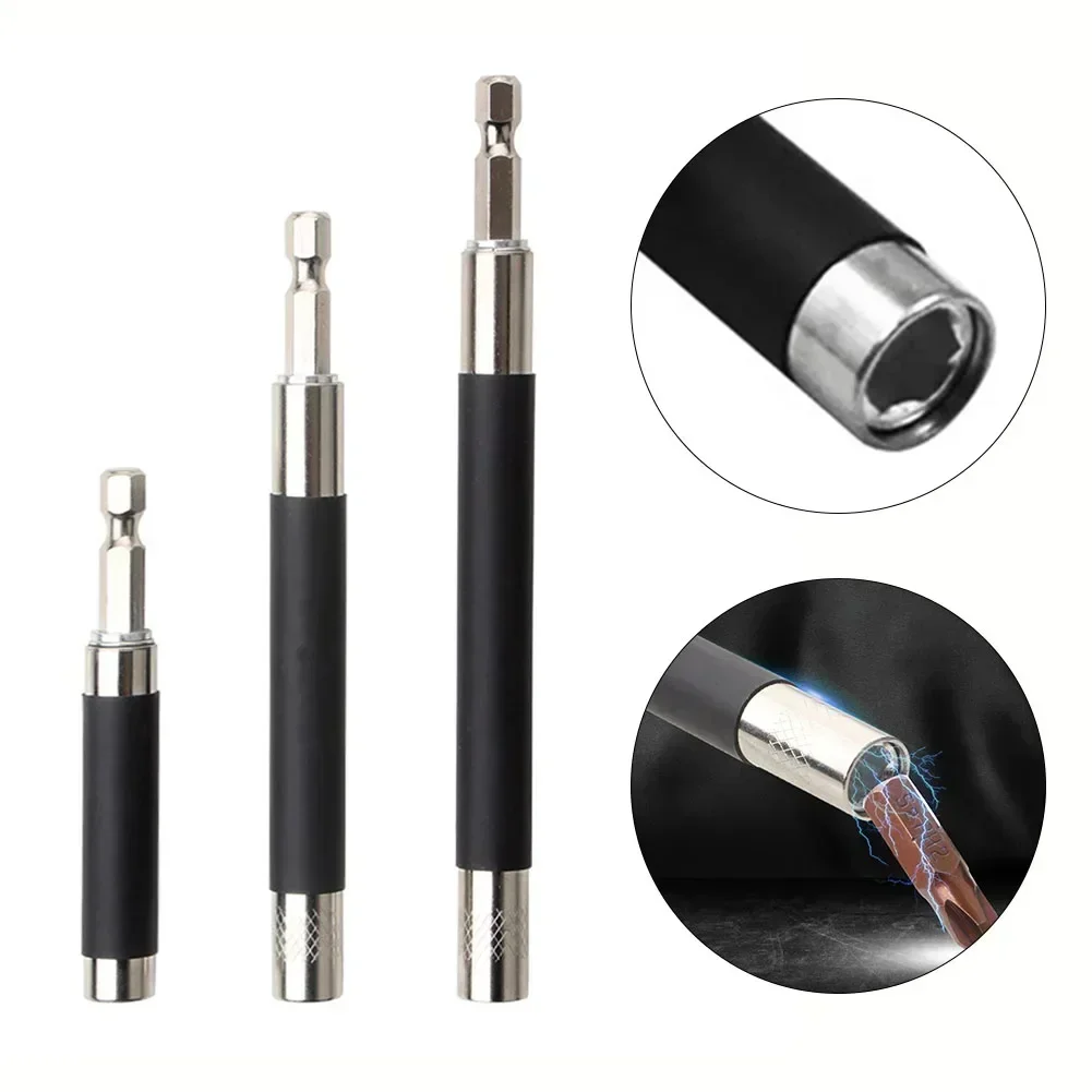 1PC 80/120/140MM Quick Release Magnetic Screwdriver Bit Holder 1/4 Hex Shank Screw Bits Extension Rod Bar For Electric Drill