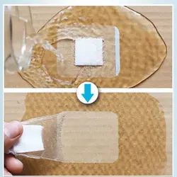 Vendaje de ayuda autoadhesivo transpirable, no tejido, grande, transparente, varios tamaños, 5/10 piezas, 6x7cm, 6x10cm