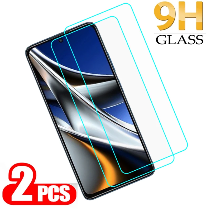 2PCS Tempered Glass For Xiaomi Poco X5 Pro 22101320G Screen Protector Protective Glass on Poco X5 5G 22111317PG 6.67