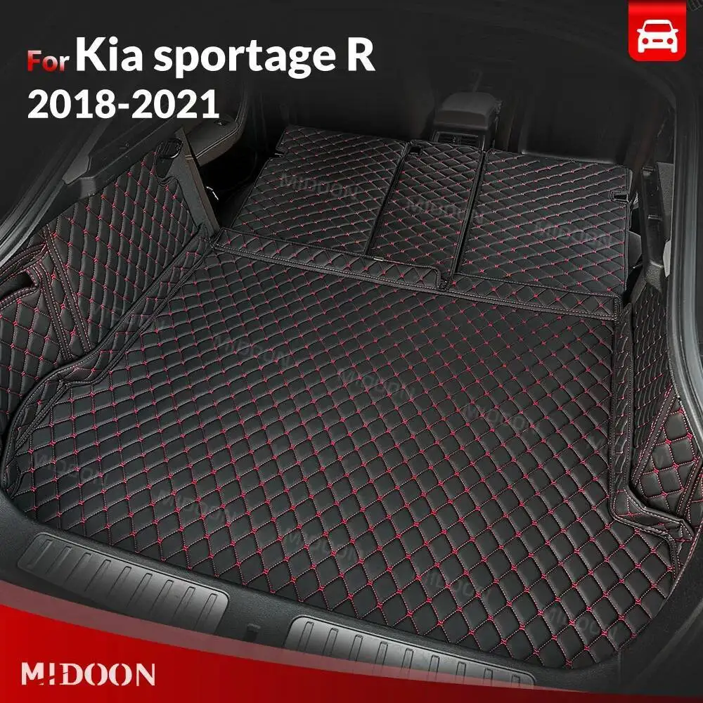 MIDOON For Kia sportage R 2018-2021 20 19 Auto Full Coverage Trunk Mat Car Protective Pad Cargo Liner Interior Accessories