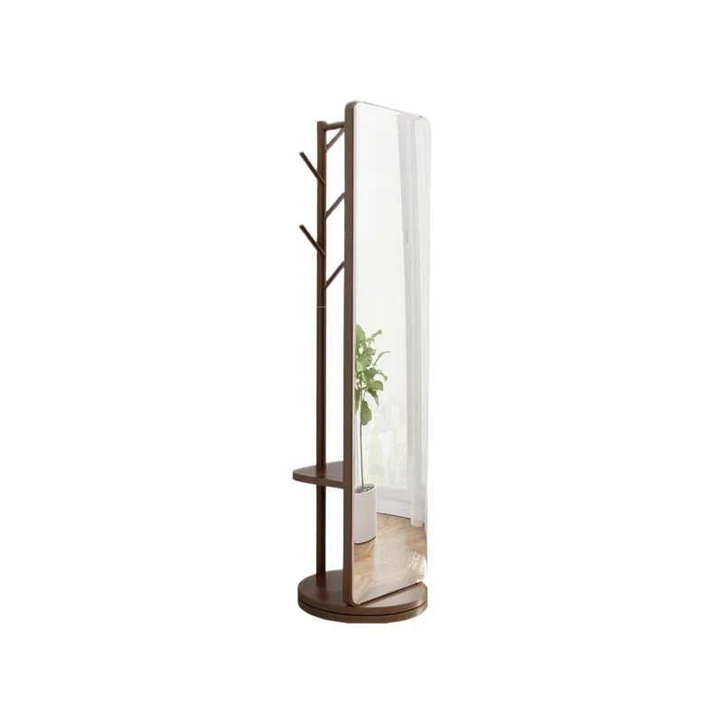 full-body full-length mirror coat rack, integrated floor-to-ceiling full-length mirror, household girls can rotate