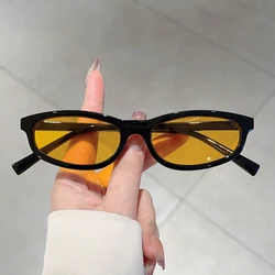 KAMMPT Irregular Rim Sunglasses Women 2025 Fashion Candy Color Decor Shades New Trendy Brand Design Outdoor Casual Sun Glasses