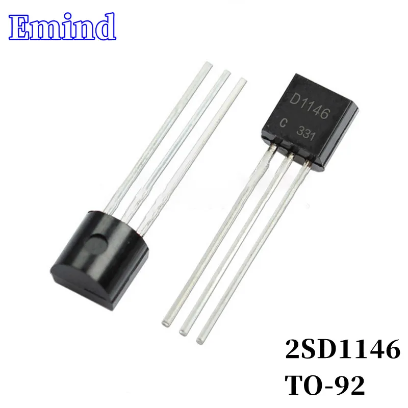 

300/500/1000/2000/3000Pcs 2SD1146 D1146 DIP Transistor TO-92 NPN Type Bipolar Amplifier Transistor