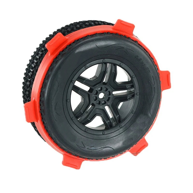 4PC Tire mounting band Rubber For 1/8 Buggy & 1/10 Short RC Car tyre wheel glue assist Diameter 85mm