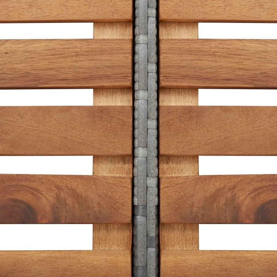 Square Spa Surround Grau 105,5x105,5 x 21,7 Poly Rattan