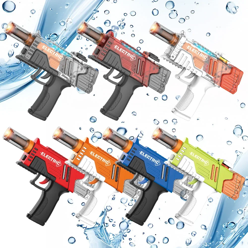 2025 pistolet à eau électrique automatique nouvelle mise à niveau pistolets à eau électriques pour enfant adulte, pistolet à eau, jouet d'eau de piscine extérieure