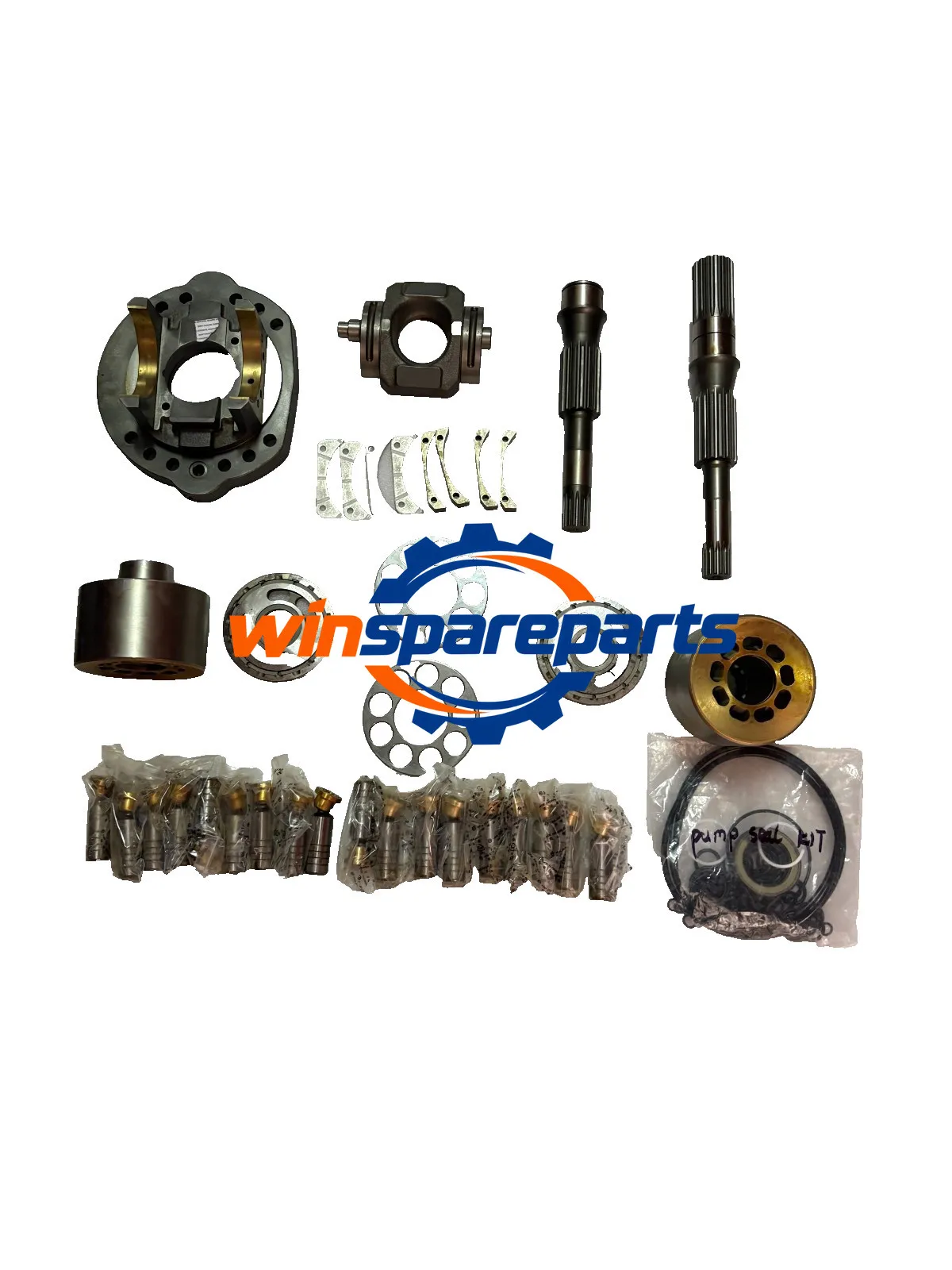 HPV35 Pump Part:cyl Block Valve Plate, Set Plate,Piston,Shaft,Swash,PC60-5