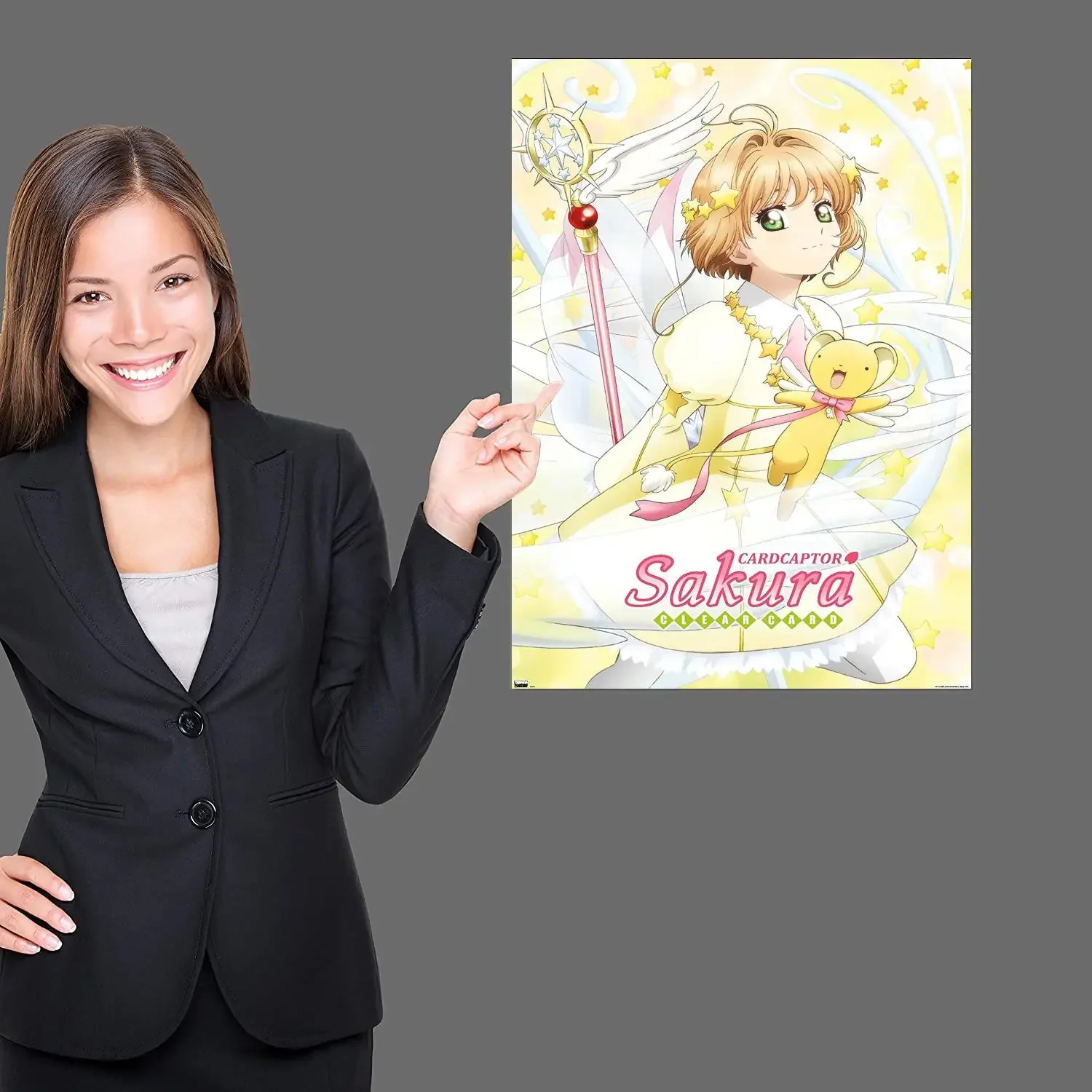 sakura cardcaptor Poster Canvas Art Poster and Wall Art Picture Print Modern Family bedroom Decor Posters