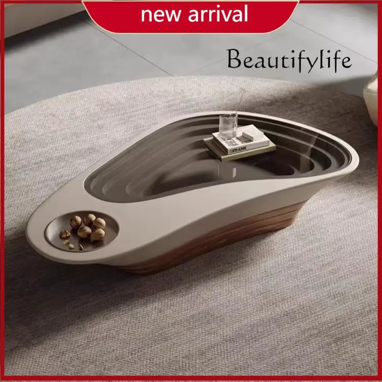 

c Abyss coffee table living room home Italian minimalist designer creative special-shaped coffee table can be customized