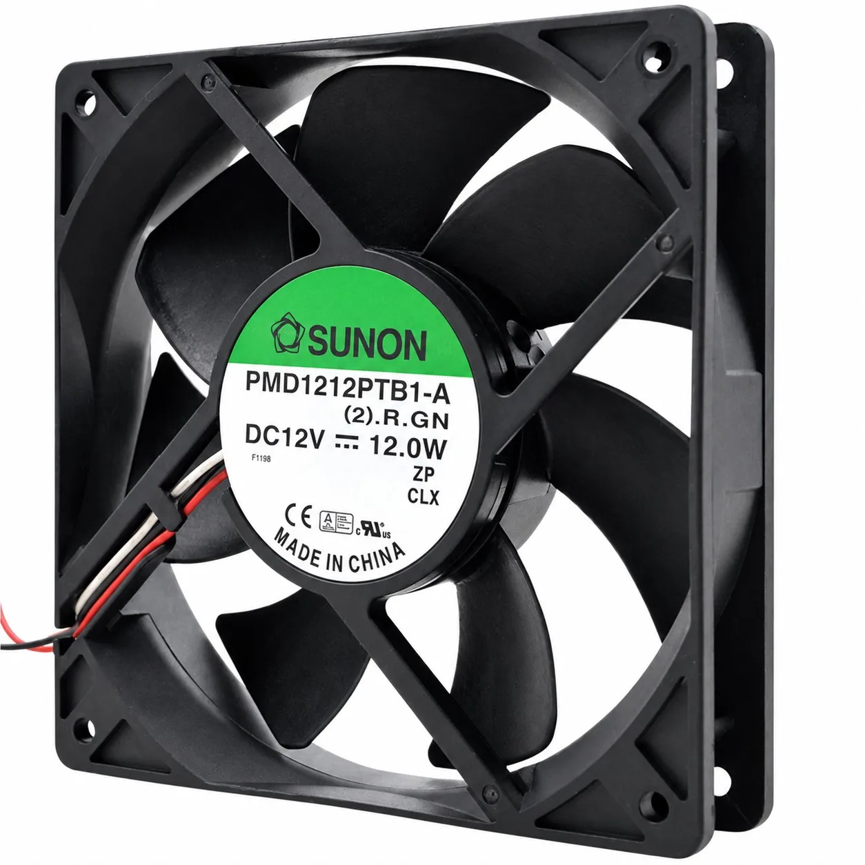 PMD1212PTB1-A Server Cooling Fan 120x120x25mm 12025 12V 4500RPM Tachometer 3-Pin for SUNON