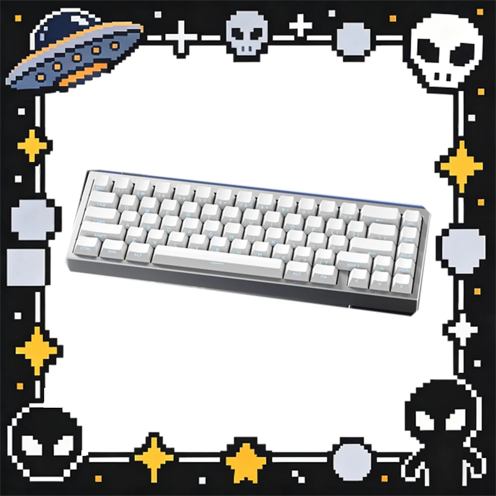 PMO GP68 Aluminum Magnetic Switch Gaming Keyboard 68 Keys Wired Rapid Trigger Hall Effect Keyboard for FPS Games PC
