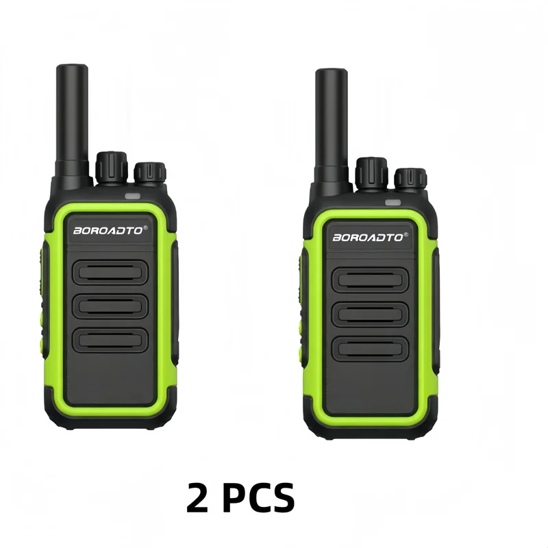 Mini Walkie Talkie UHF 400-470MHz Rechargeable Two Way Radio Long Range Portable Walky Talky VOX Handsfree for Outdoor Camping