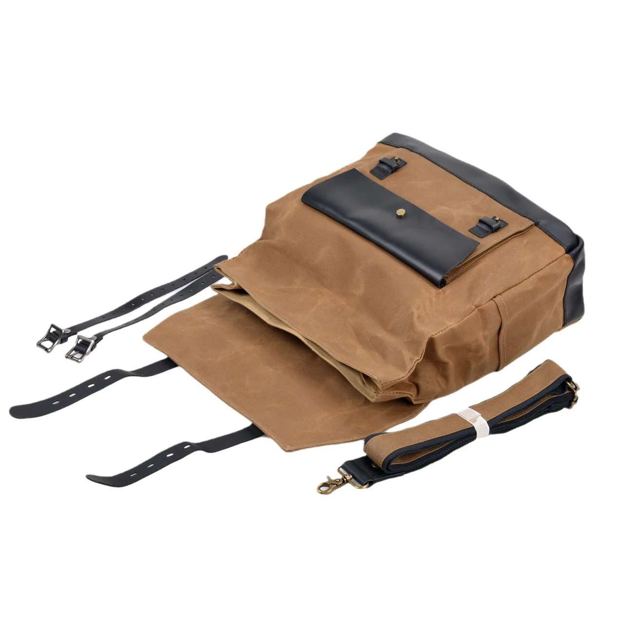 Vintage Motorcycle Saddlebag Waterproof Motorbike Side Bag Moto Knight Shoulder Bag Helmet Bag For Indian Victory Benelli view 3