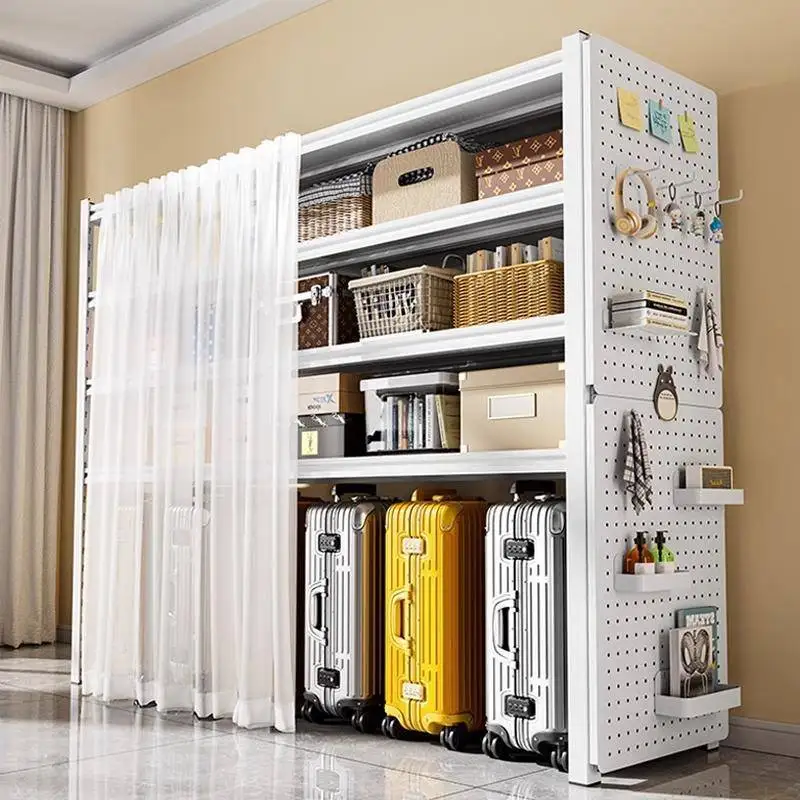 

Стеллаж для домашнего использования, многоярусный напольный стеллаж для хранения на балконе, железный стеллаж с высокой нагрузочной способностью