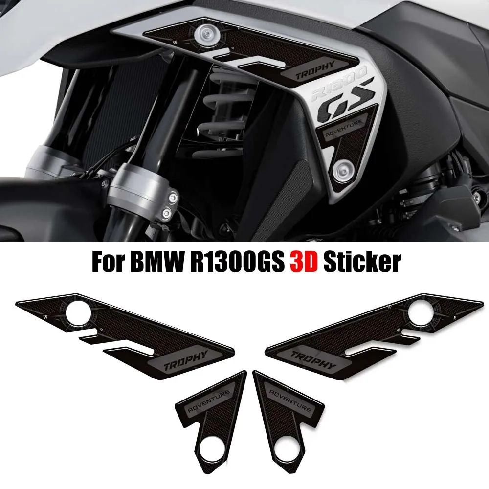 For BMW R1300GS R 1300 GS 1300GS Trophy Triple Black Option 719 ADV Adventure Tank Pad Gas Fuel Oil Protector Stickers Decals