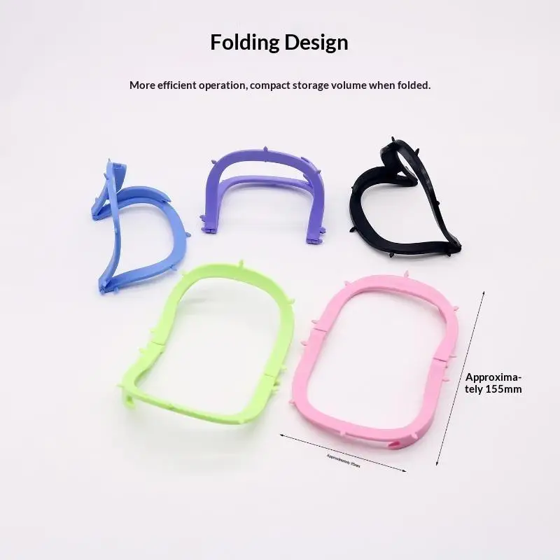 1 Stück Dentaler faltbarer Rahmen, Kunststoff-Gummidam-Blatt-Halter für zahnärztliche Operationen 134 ℃ Oralbarriere-Werkzeuge Zahnmedizinisches Instrument – Detail 4