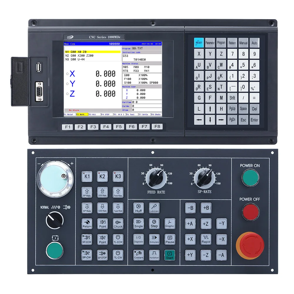 Numerical control controller Complete numerical control system suite X, Y, z axis, with milling machine ATC operation
