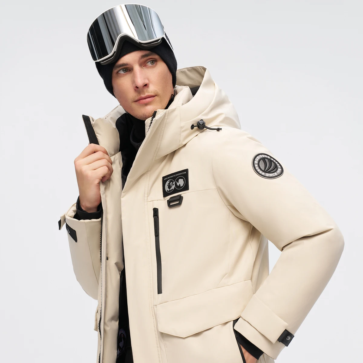 triple fat goose down puffer down coat parka