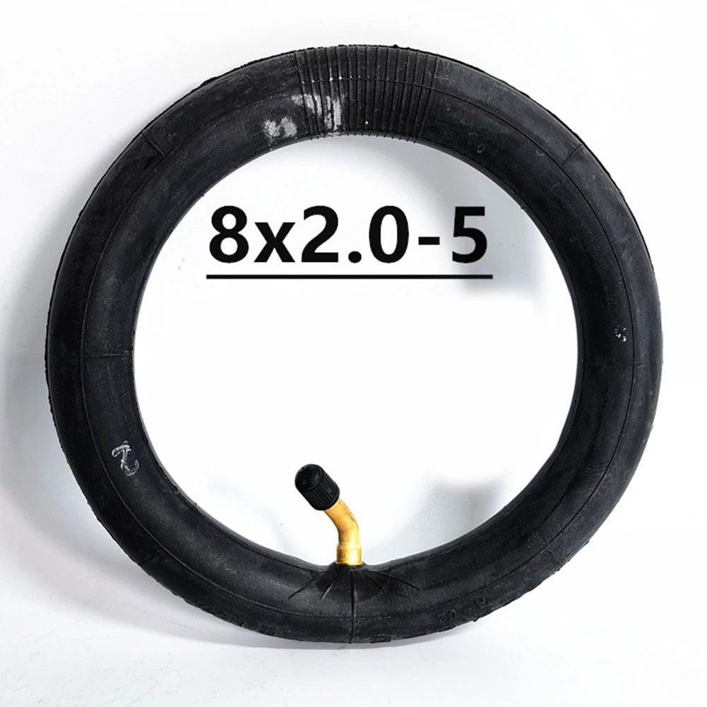 1/2pcs 8 Inch Electric Scooter Inner Tube 8x2.0-5 Rubber Inner Tube For Electric Scooter Baby Carriage Stroller Replacement