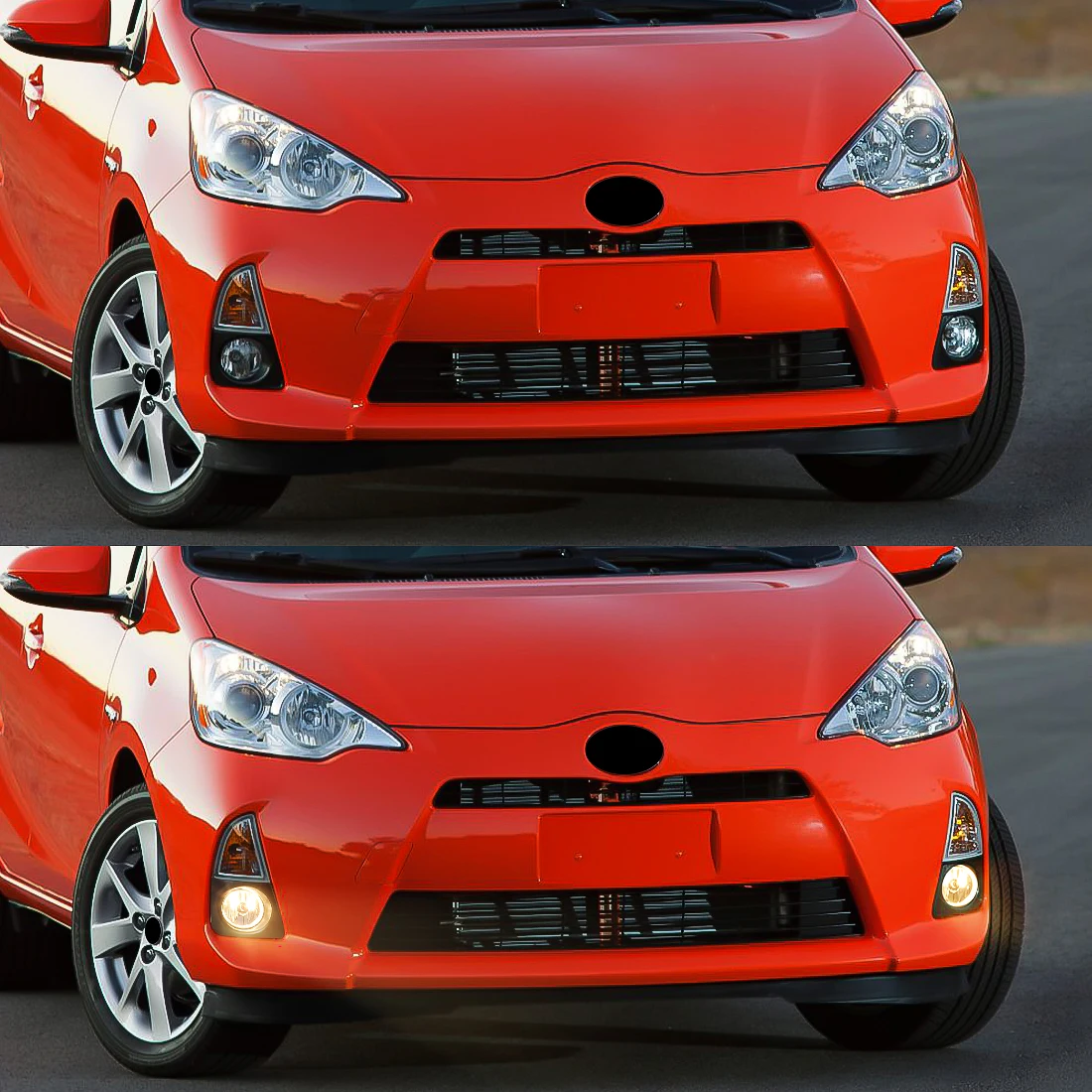 

Car Fog Light Halogen Bulb Front Bumper Daytime Running Light For Toyota Prius C Aqua 2012 2013 2014 With Wire Switch Accessorie