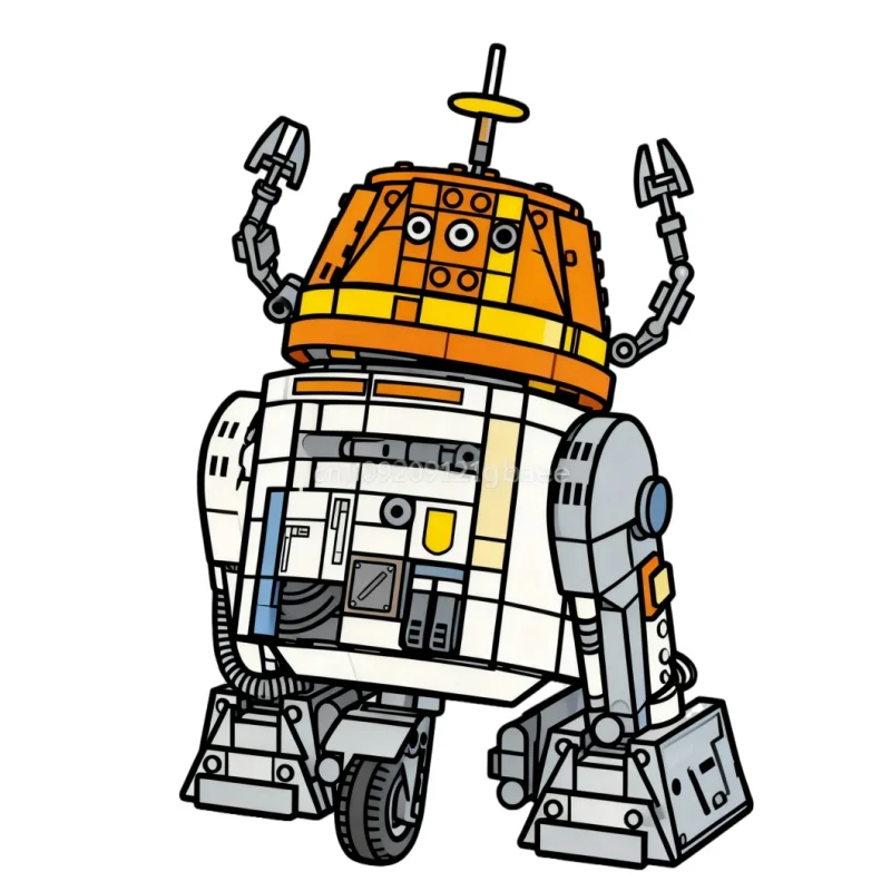 

1039 шт. в сочетании с роботом-измельчиком c1-10p, набор строительных блоков, модель в сборе, строительный блок, игрушка для взрослых, подарок на Рождество и день рождения