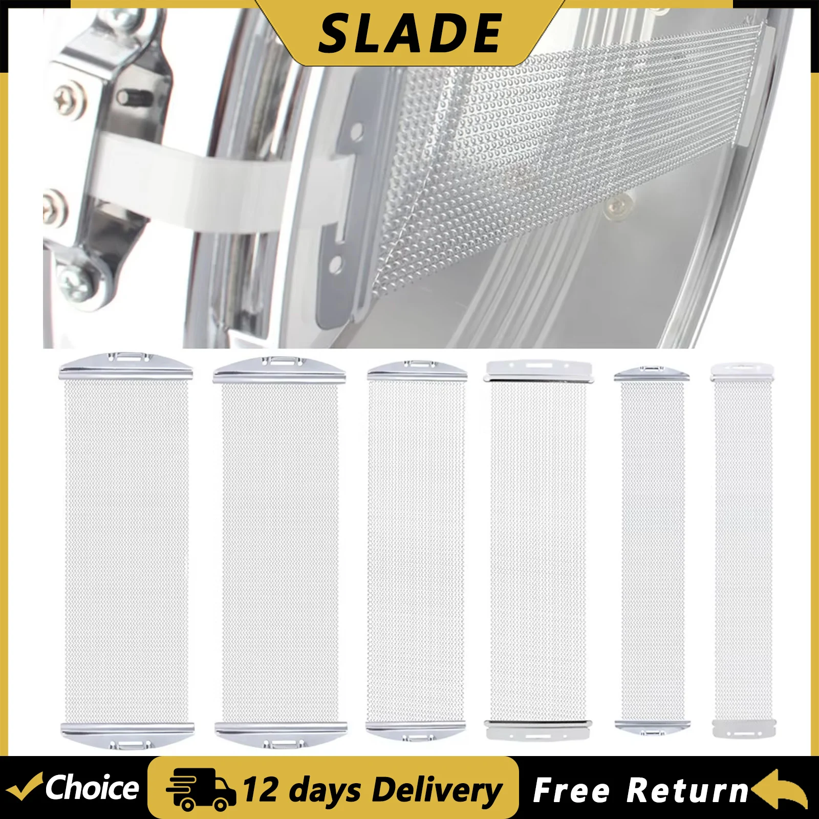 SLADE 20/24/30/32/40/42 Stränge Trommelstahldrähte für 14-Zoll-Snare-Drums, Cajon-Box-Drums, Percussion-Instrumentenzubehör