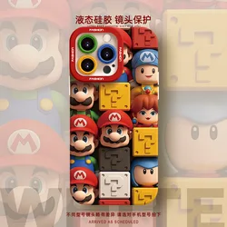 Super Mario Trendy Anime Phone Case for Apple iPhone 11 12 13 Pro Max 14 15 Promax X Xr XS Max Plus Protective Back Cover Shell