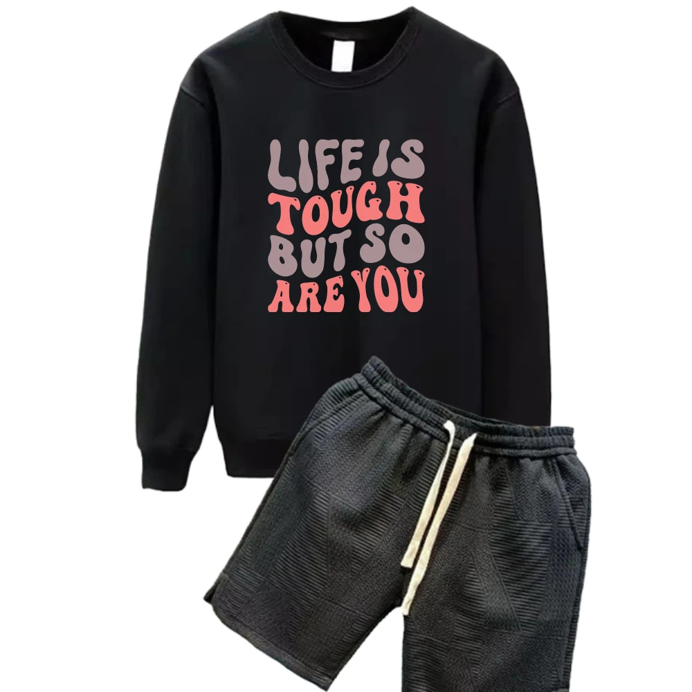 2025 rosado roxo inglês impressão ternos primavera e outono masculino casual conjunto de treino uso diário confortável elegante conjunto ginásio