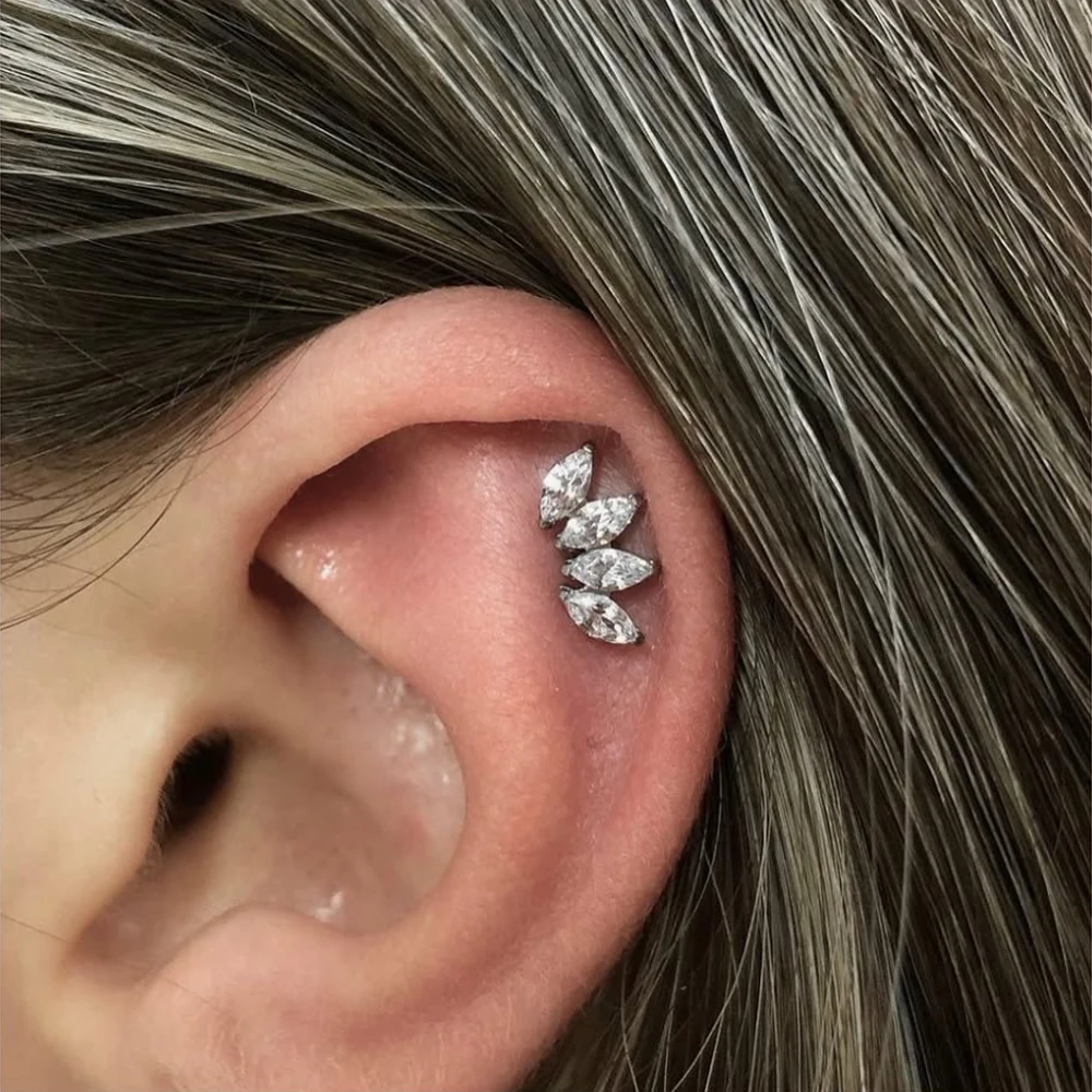 16G G23 Титановый пирсинг с вн – обзор и цена Body Jewelry Internally Threaded