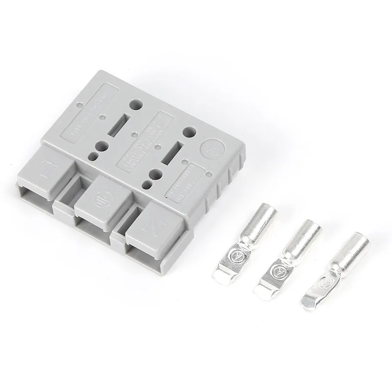2pcs 50A 175A 3P Battery Power Connector Kit Quick Disconnect Plug 600V Car Forklift Battery Charging Electrical Connectors