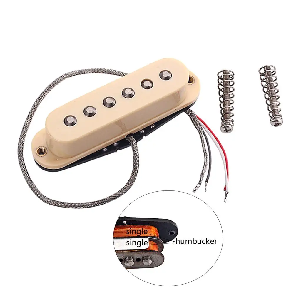 High Output Humbucker Pickups Set Bridge Middle Neck Alnico 5 Vintage Style Electric Guitar Soundhole Pickup for Guitarist