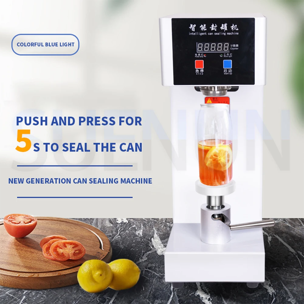 ร้านชานมอัตโนมัติ เครื่องซีลเครื่องดื่ม เครื่องซีลกระป๋อง เครื่องซีลกระป๋องเบียร์อลูมิเนียม เครื่องซีลโคล่า