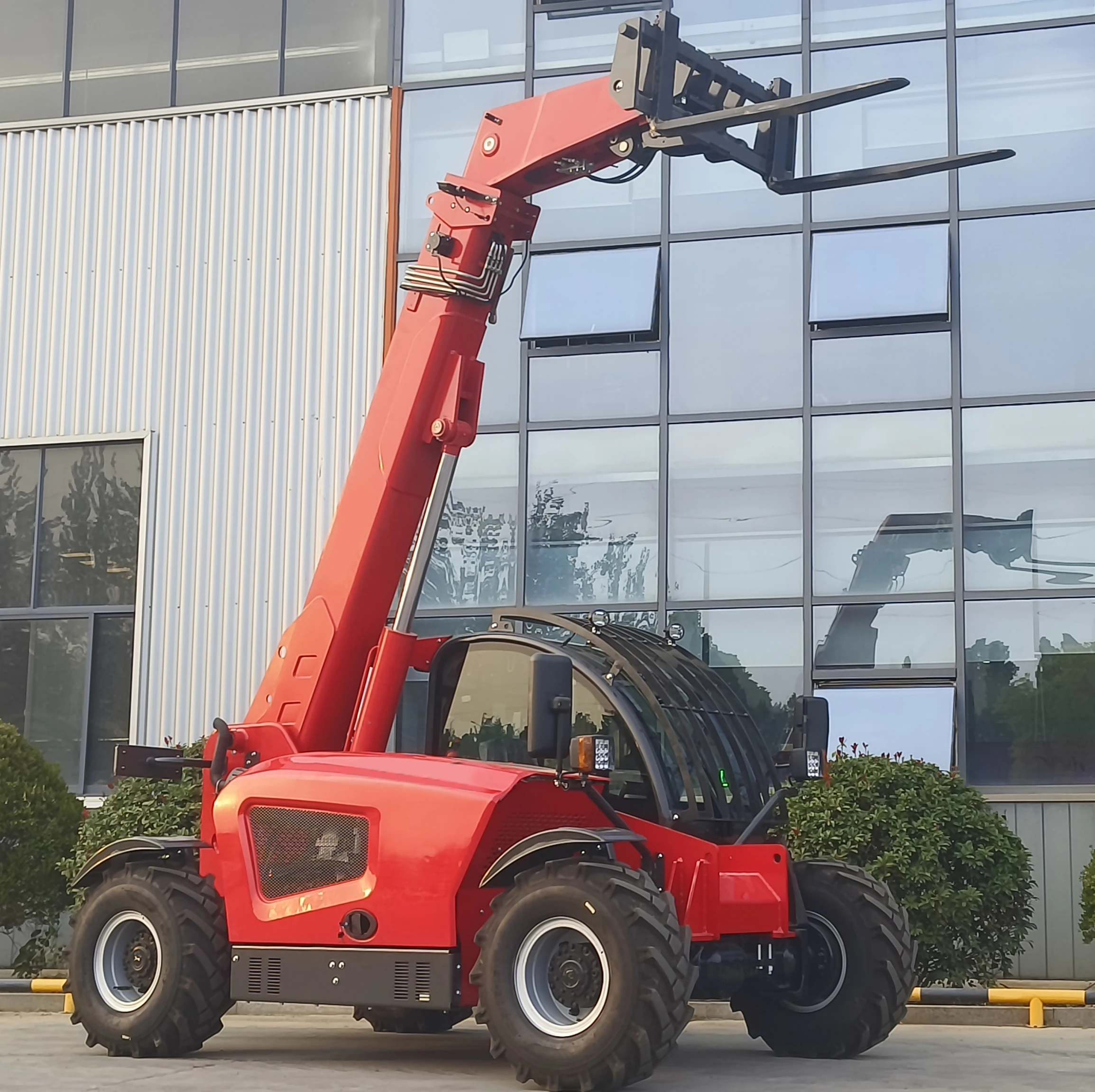Mini-Teleskop-Gabelstapler-Telehandler Radlader 3Ton 4Ton Teleskoplader 4x4 mit CE