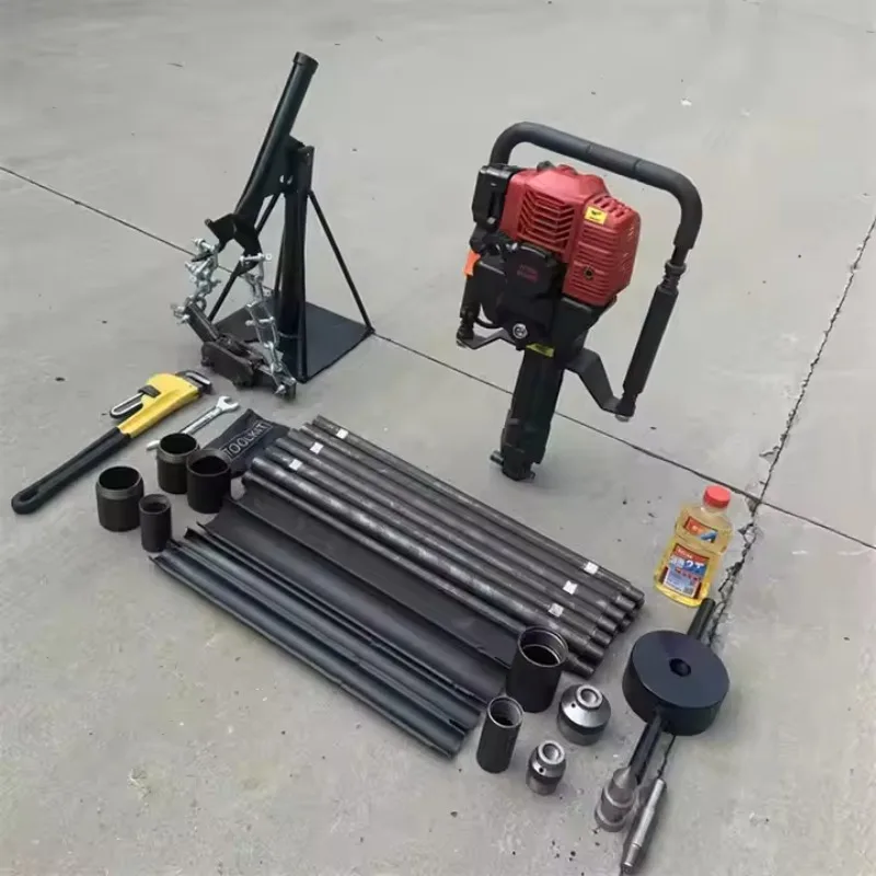 

Good Quality Petrol-powered Soil Sampling Equipment Convenient Laboratory Soil Testing Sampler Tool Sludge Mud Auger Instrument