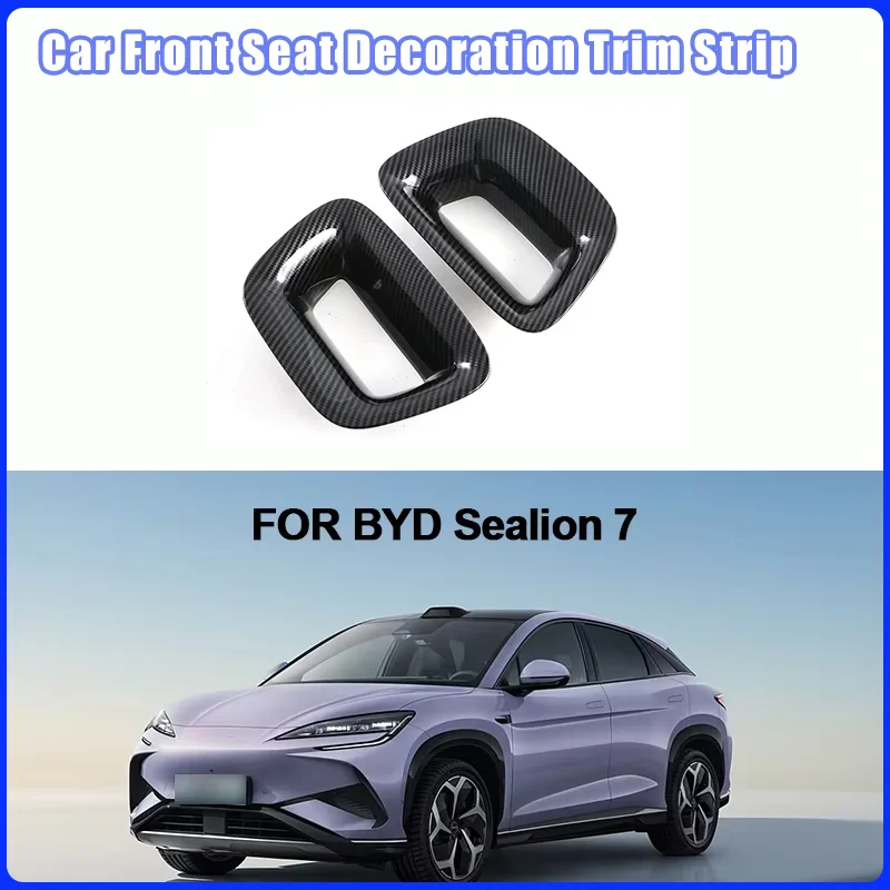

for BYD Sealion 7 Sea Lion 07 EV 2024 2025 LHD RHD Car Interior Front Seat Decoration Trim Strip Seat Head Panel Cover Trim