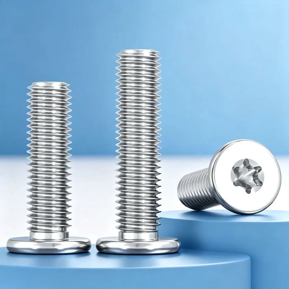 M1.6 M2 M2.5 M3 M4 M5 M6 M8 304 Stainless Steel CM Six-lobe Ultra Torx Super Low Thin Digital Flat Screw Wafer Head Bolt
