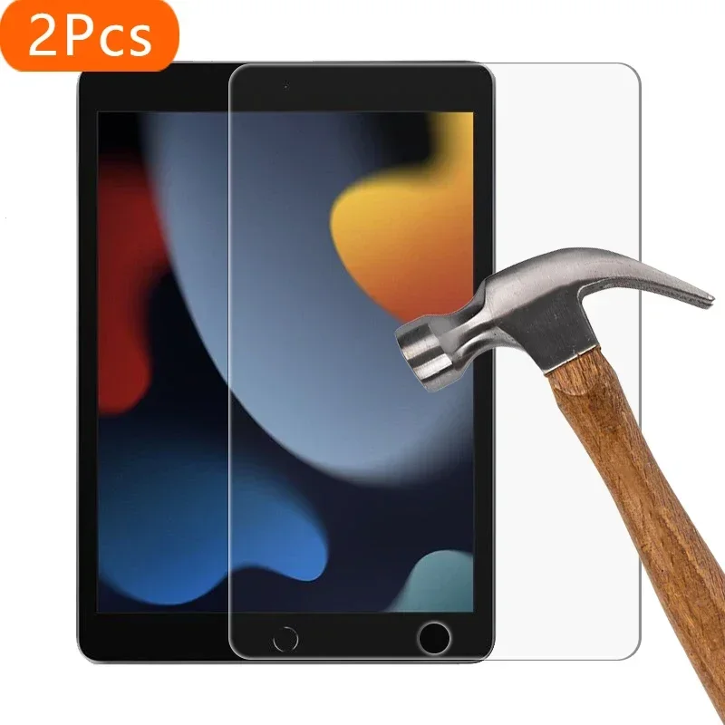 

2Pcs 9H Tempered Glass for Apple IPad 10th 9th 8th 7th 6th 5th 4th 3th 2th generation Screen Protector for iPad Pro 11 10.9 10.5