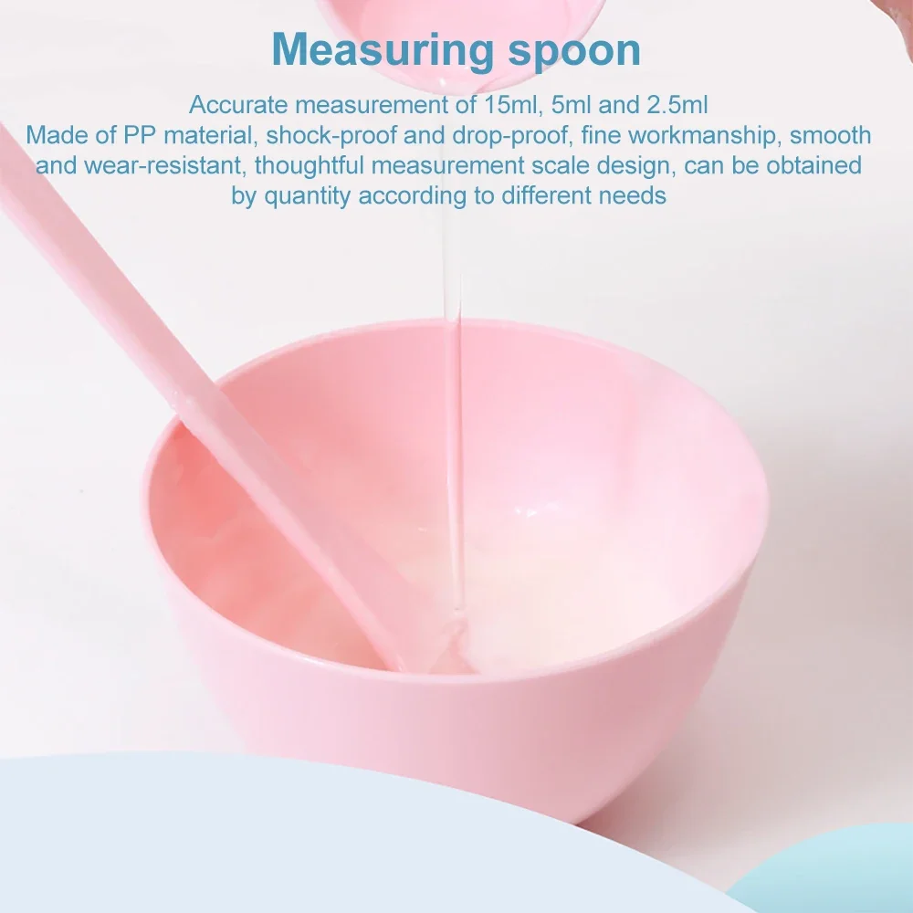 لتقوم بها بنفسك 6 مجموعة قناع السيليكون الطين وعاء الزيت العطري العناية بالبشرة وعاء الطين ملعقة أدوات مريحة نظيفة دائم ماكياج المحمولة العناية بالبشرة