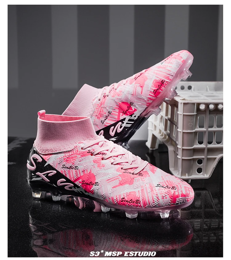 Professionelle Fußballschuhe Herren Fußballschuhe Society Fußballschuhe FG Ultraleichte Trainings-Fußballschuhe Outdoor-Sportschuhe – Detail 29