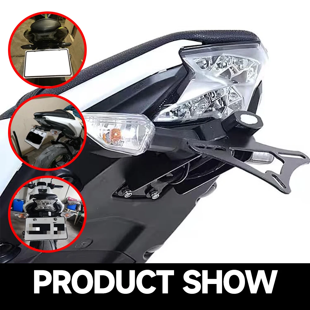

For KAWASAKI Z650 Ninja650 2017-2025 Motorcycle Accessories Ninja 650 Tail License Plate Frame Eliminator Fender Tidy Holder