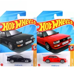 24N Original Hot Wheels Auto 87 AUDI Quattro Spielzeug für Jungen Maßstab 1/64 Druckgussfahrzeug Legierungsmodell Brinquedo Turbo Geburtstagsgeschenk