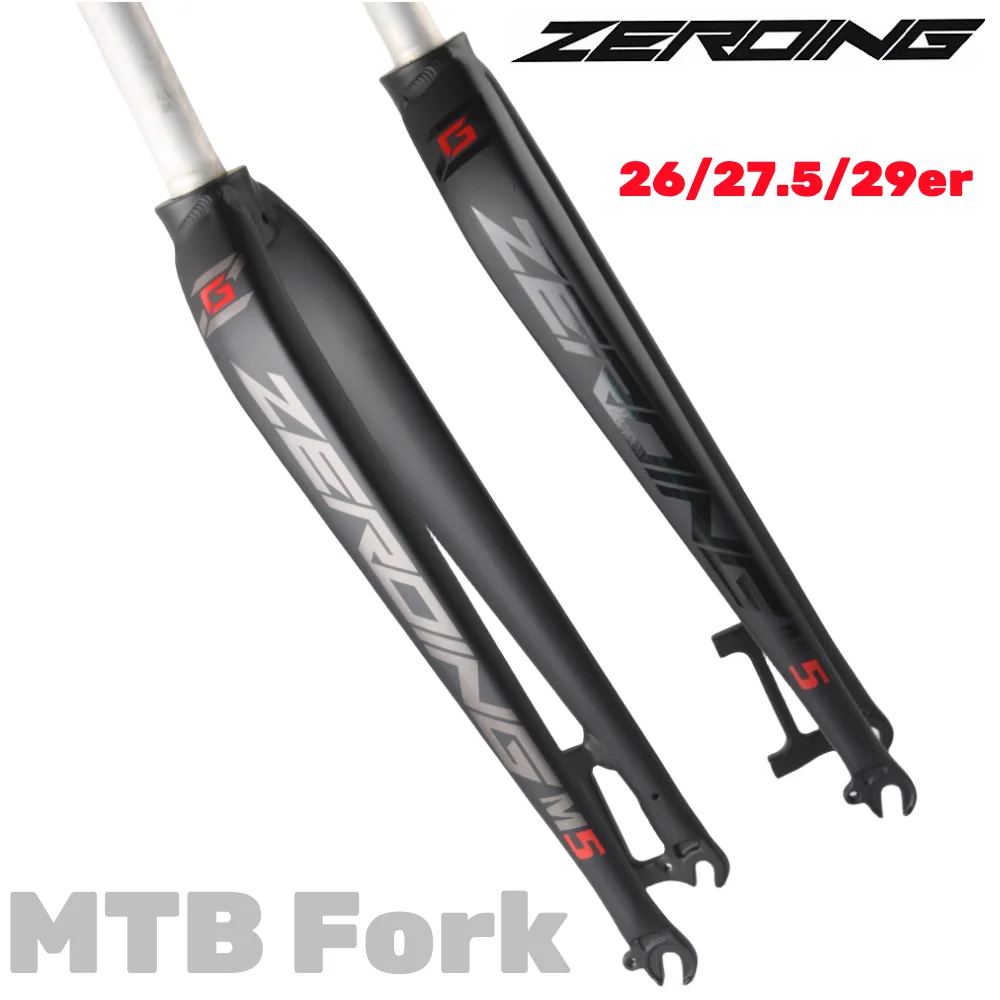 ZEROING MTB Bike Hard Fork M5 26/27.5 Inch 29