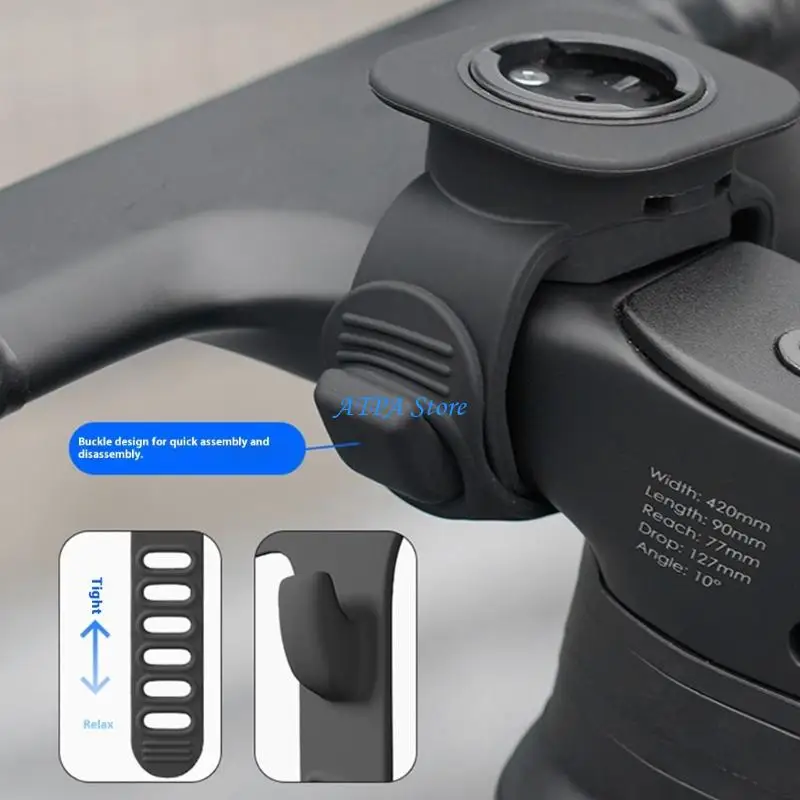 U13C Universal Bicycles Phone Holder Stand Rack Anti Vibrations Silicone Grip For Road Mountain Bikes And Cycling Computers