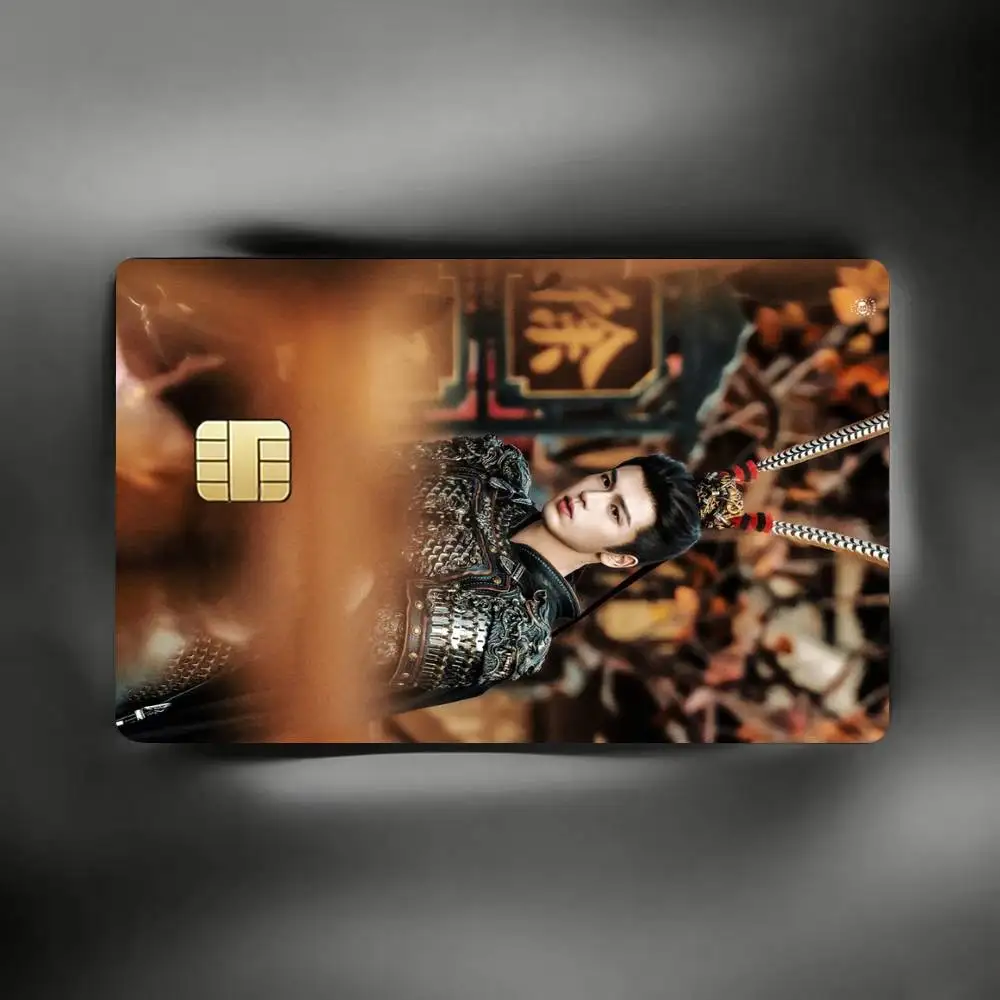 Zhang Linghe X-Xie Zheng Pursuit of Jade Credit Card Skin Stickers For VISA Bank Bus Metro Access Card Protective Cover Sticker