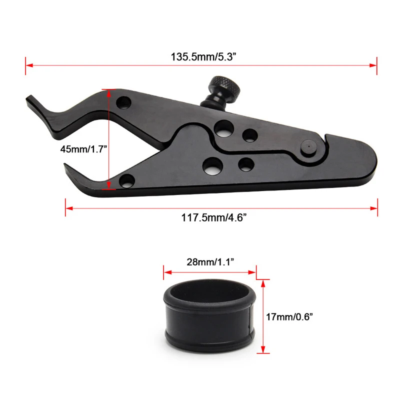 Motorcycle Universal Accessories Throttle Clip CNC Aluminum Cruise Control Throttle Clip Auxiliary Handle Holder