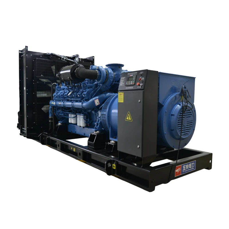 1500KW Yuchai مجموعة مولدات الديزل محطة الطاقة الصناعية الصامتة عازلة للصوت لمصنع البناء طاقة احتياطية